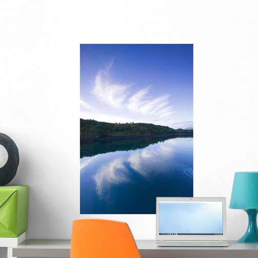 Clouds Reflecting St Paul Harbor Wall Decal