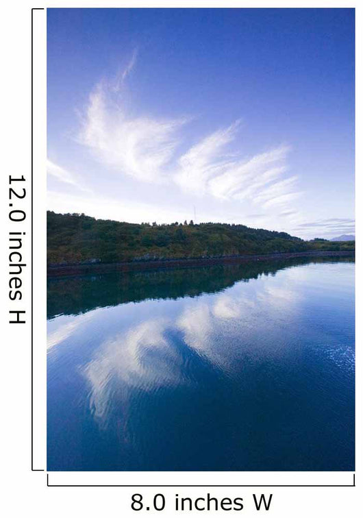Clouds Reflecting St Paul Harbor Wall Decal