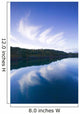 Clouds Reflecting St Paul Harbor Wall Decal