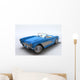 3D Renders Chevrolet Corvette Wall Decal
