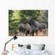 Bull Moose and Cow Wall Decal