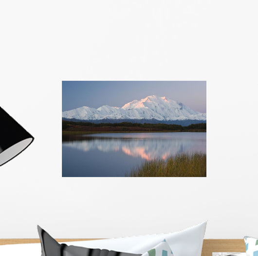 Scenic Mt McKinley Sunset Wall Decal 2