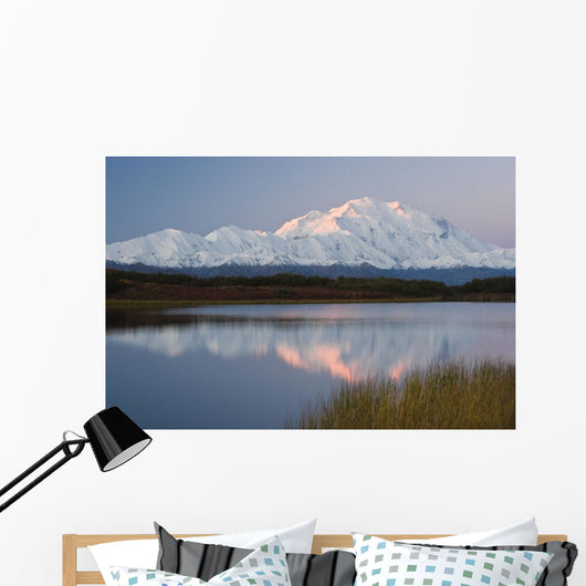 Scenic Mt McKinley Sunset Wall Decal 2