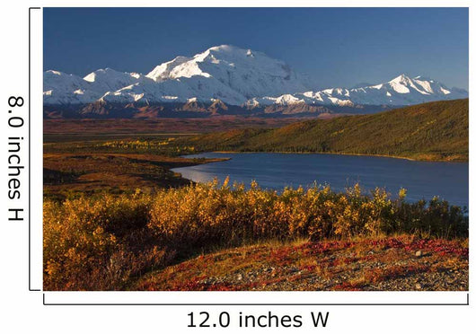 Scenic Mt McKinley and Wall Decal Design 2