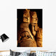 Detail Indian Totem Poles Wall Decal