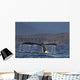 Up Humpback Whale Tail Wall Decal Design 4