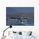 Up Humpback Whale Tail Wall Decal Design 4