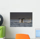 Up Humpback Whale Tail Wall Decal Design 3