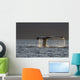 Up Humpback Whale Tail Wall Decal Design 3