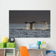 Up Humpback Whale Tail Wall Decal Design 3