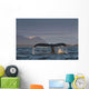 Up Humpback Whale Tail Wall Decal Design 2