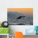 Up Humpback Whale Tail Wall Decal Design 1