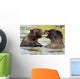 Bears Playing Alaska Wildlife Wall Decal