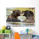 Bears Playing Alaska Wildlife Wall Decal