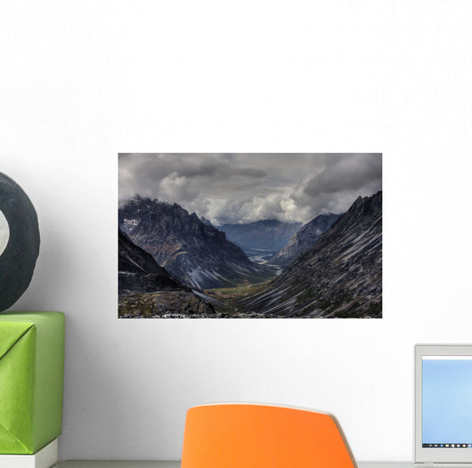 Aerial Merrill Pass Alaska Wall Decal
