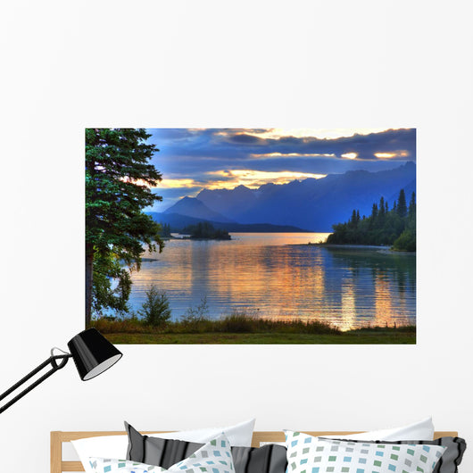 Sunrise Lake Clark Lake Wall Decal