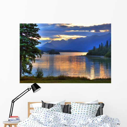 Sunrise Lake Clark Lake Wall Decal
