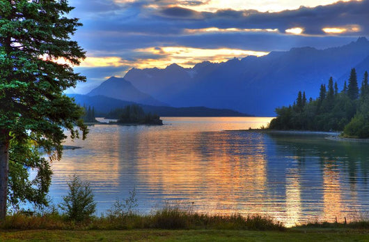 Sunrise Lake Clark Lake Wall Decal