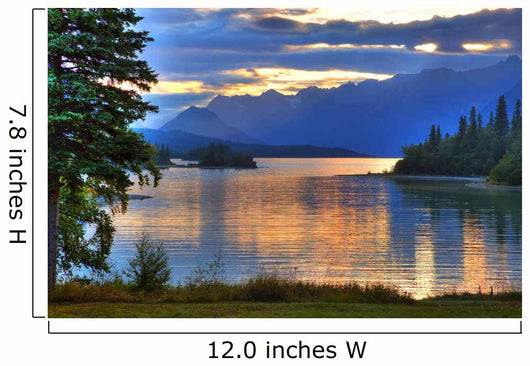 Sunrise Lake Clark Lake Wall Decal