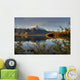 Scenic Pioneer Peak Reflecting Wall Decal Design 2