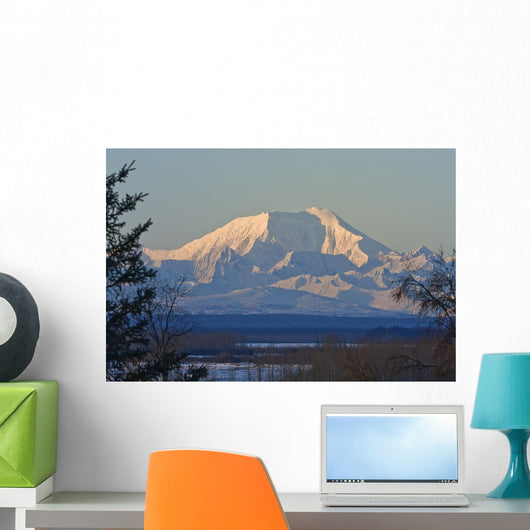 Caught Sunrise Mt Foraker Wall Decal