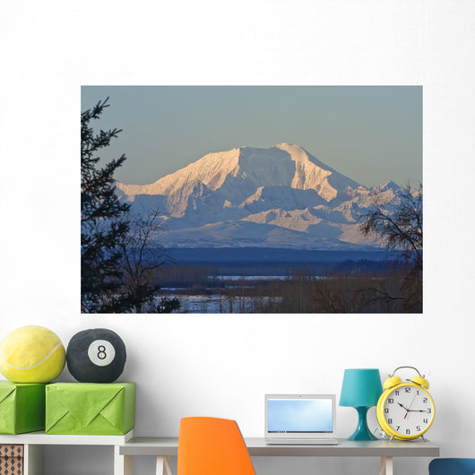 Caught Sunrise Mt Foraker Wall Decal