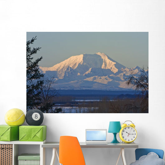 Caught Sunrise Mt Foraker Wall Decal