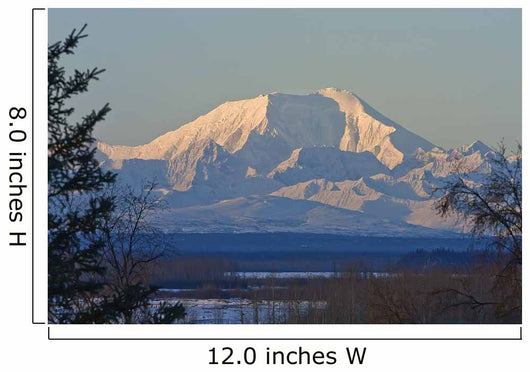 Caught Sunrise Mt Foraker Wall Decal