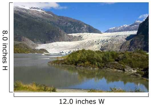 Mendenhall Glacier near Juneau Wall Decal
