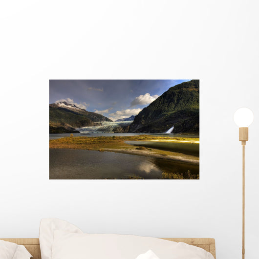 Scenic Mendenhall Glacier near Wall Decal Design 2