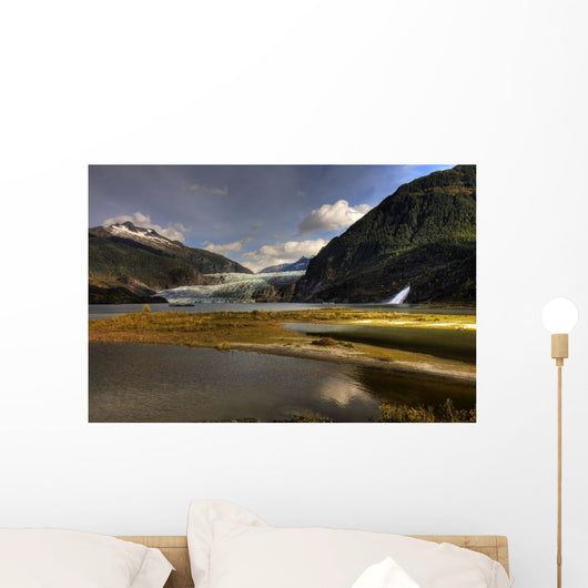 Scenic Mendenhall Glacier near Wall Decal Design 2