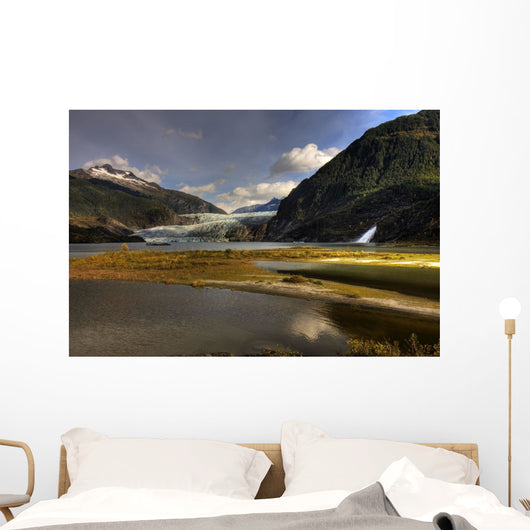 Scenic Mendenhall Glacier near Wall Decal Design 2