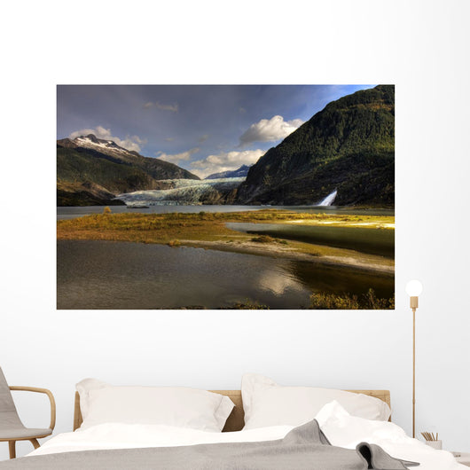 Scenic Mendenhall Glacier near Wall Decal Design 2