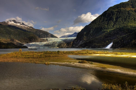 Scenic Mendenhall Glacier near Wall Decal Design 2
