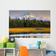 Scenic Mt McKinley Sunset Wall Decal 1