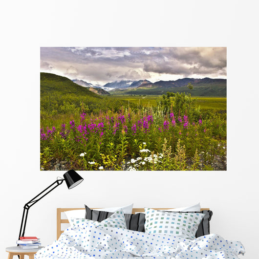 Scenic Gulkana Glacier Wall Decal