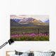 Chugach Mountains with Fireweed Wall Decal
