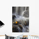 Yellow Salmonberry Leaf Clinging Wall Decal Design 2
