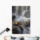 Yellow Salmonberry Leaf Clinging Wall Decal Design 2