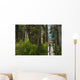 Native Totem Pole Sitka Wall Decal Design 3
