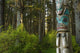 Native Totem Pole Sitka Wall Decal Design 3