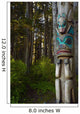 Native Totem Pole Sitka Wall Decal Design 2
