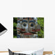 Native Totem Pole Sitka Wall Decal Design 1