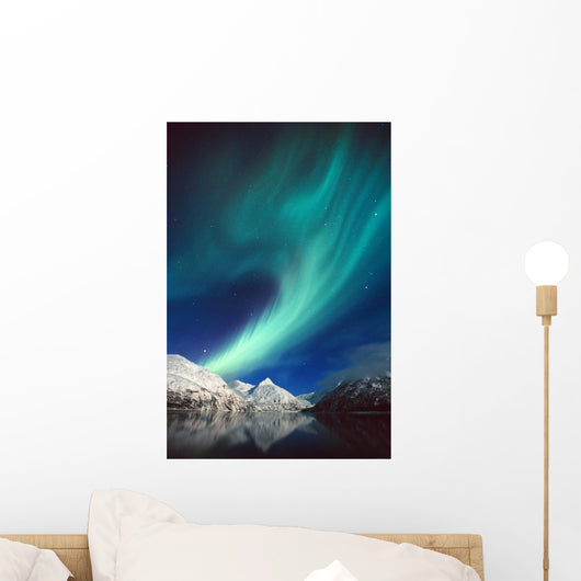 N Lights over Portage Wall Decal