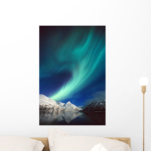 N Lights over Portage Wall Decal
