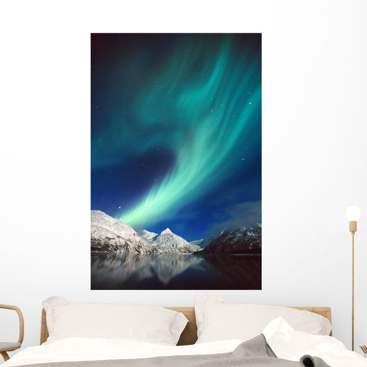 N Lights over Portage Wall Decal