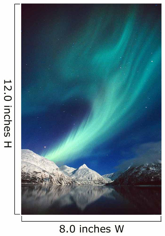 N Lights over Portage Wall Decal