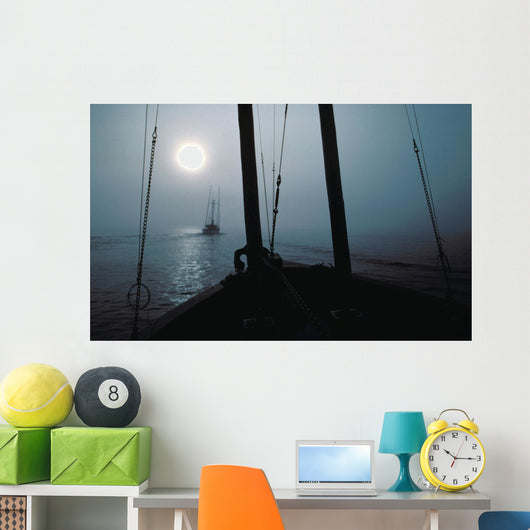 Salmon Troller following Another Wall Decal
