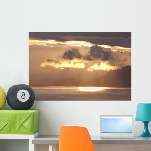 Sunset and Clouds Clarence Wall Decal