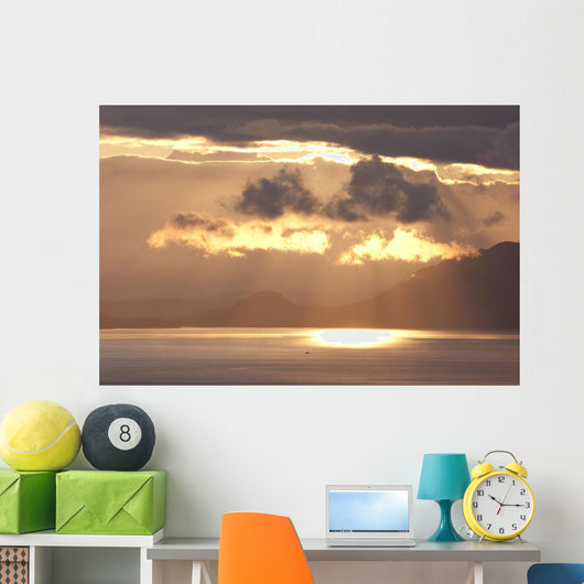 Sunset and Clouds Clarence Wall Decal